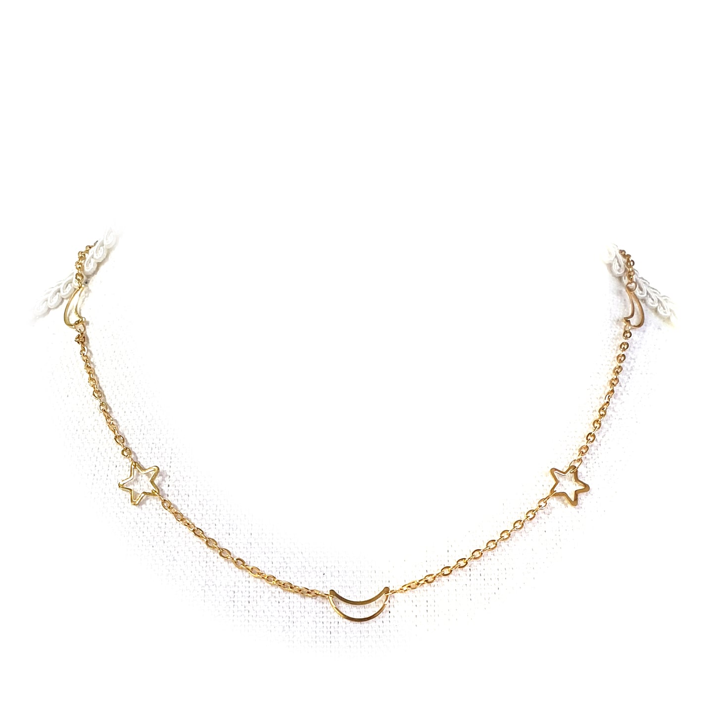 Schakelketting Maan ster, Maat M