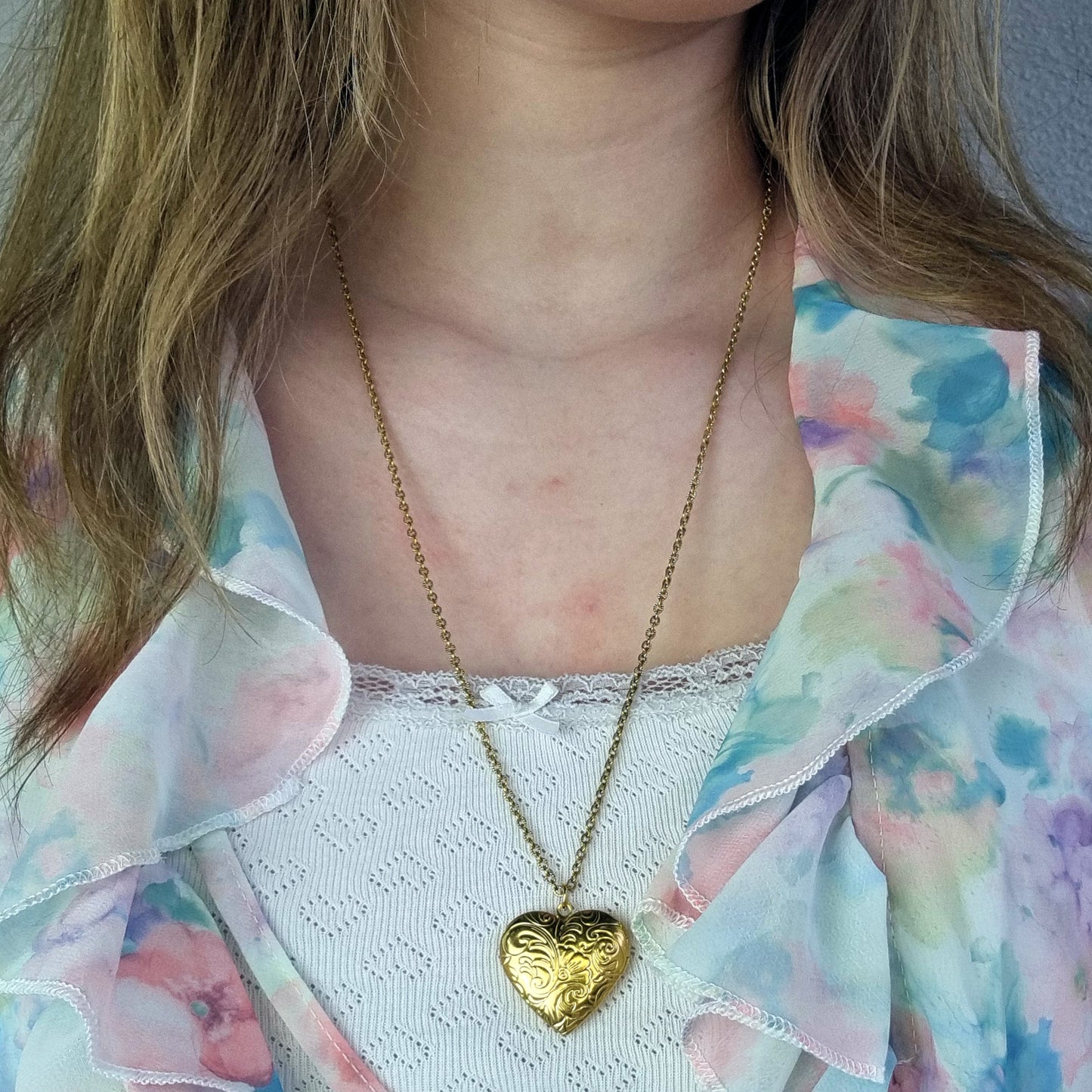 Schakelketting, Medaillon, Maat L