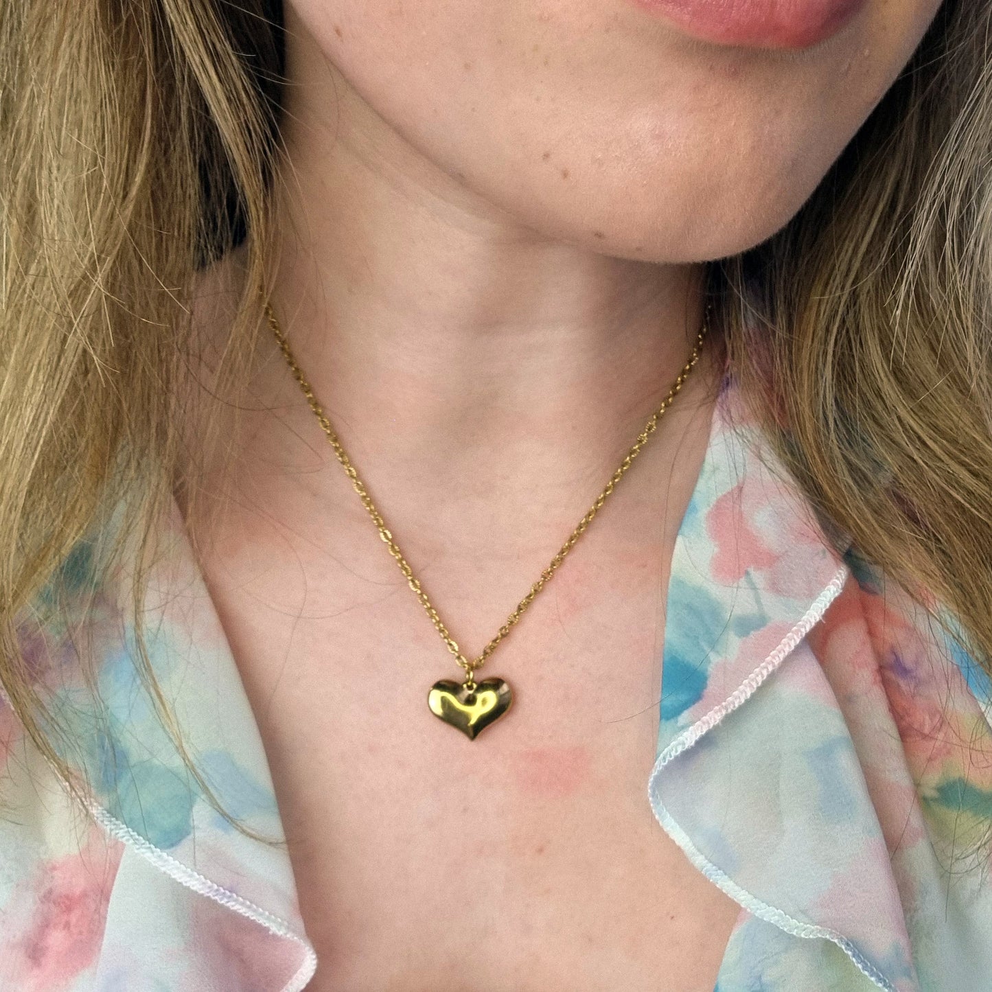 Schakelketting, Hartjes bedel, Maat S