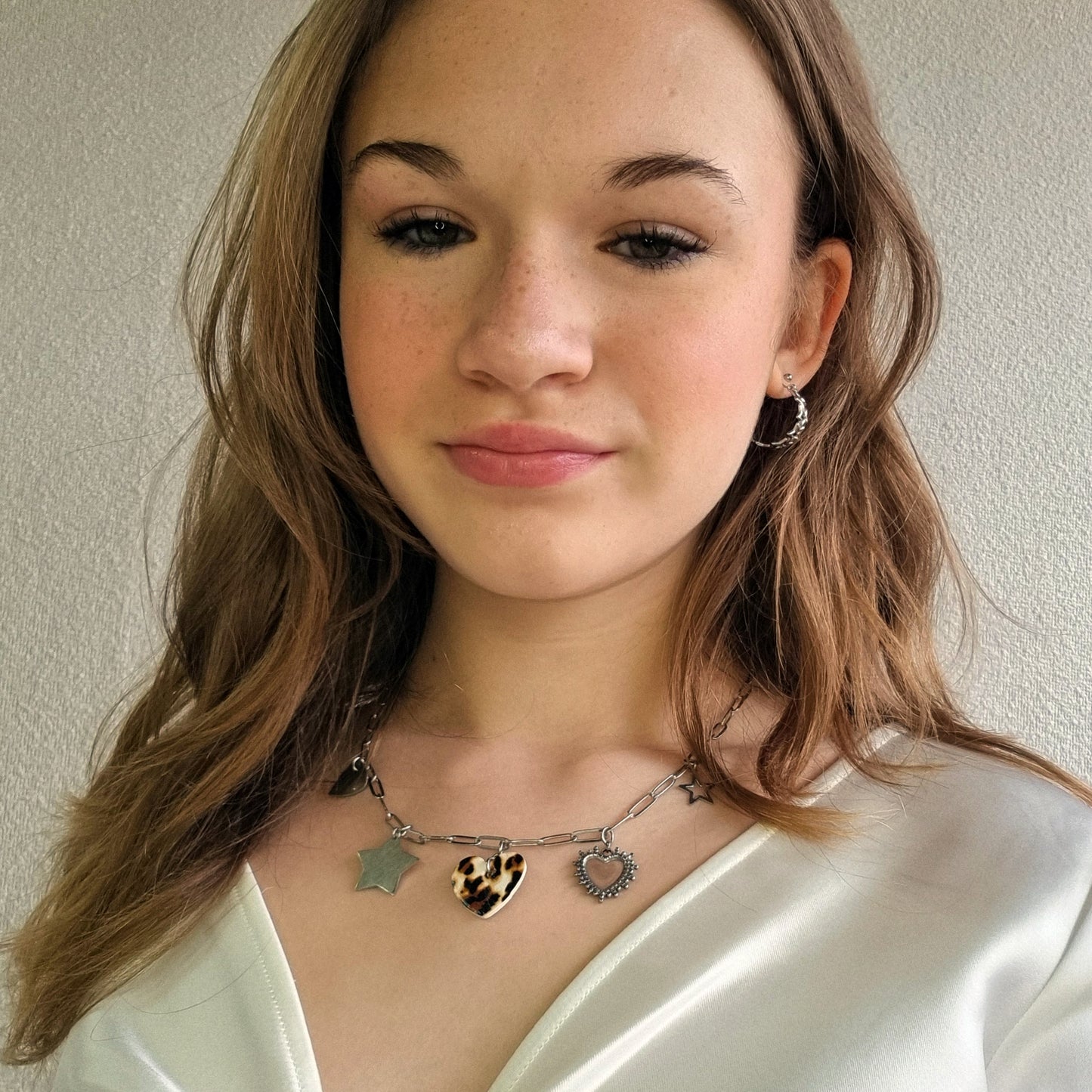 Paperclipketting, Meerdere bedels, Maat M