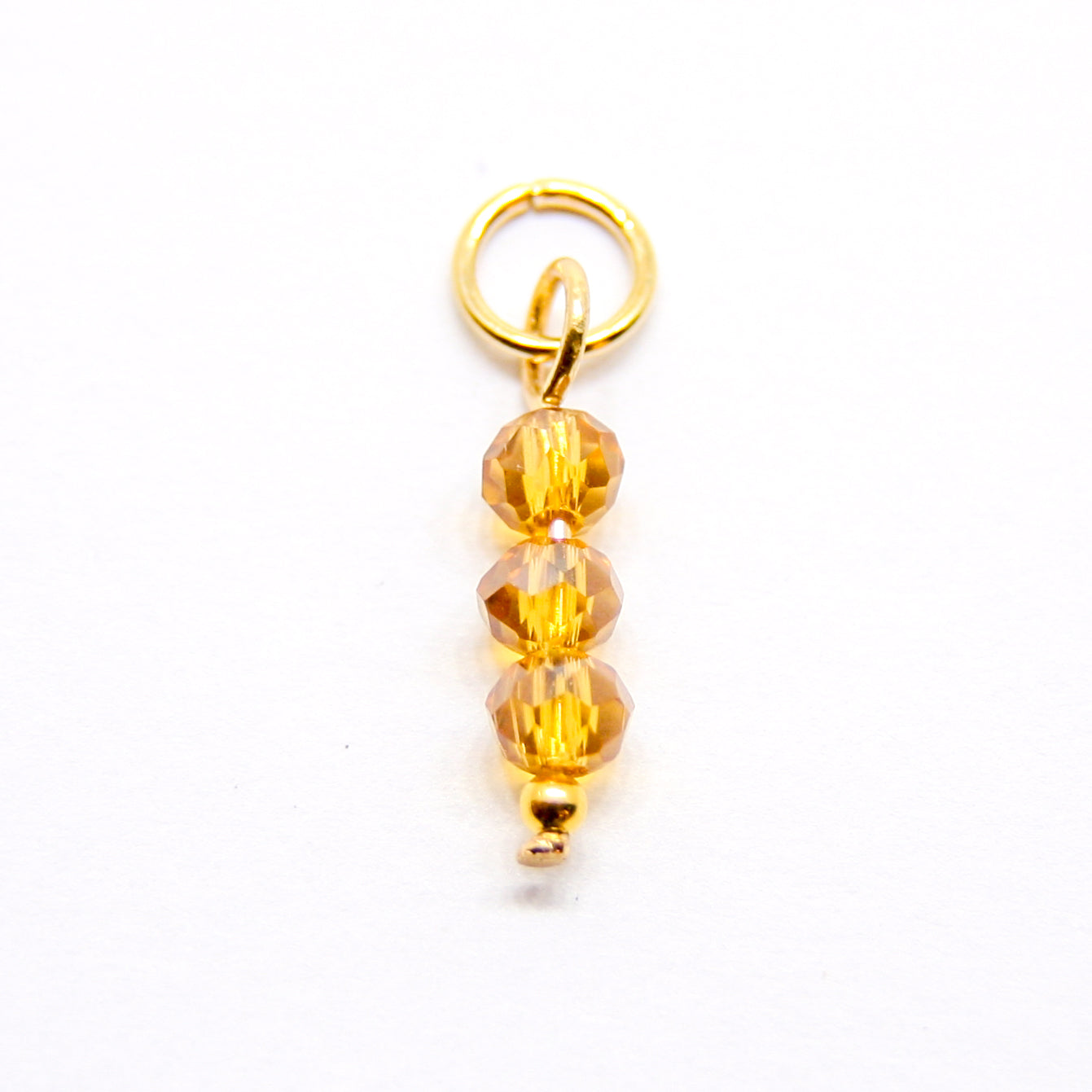 Bedel, 3 Discus, Goud en Goud Transparant, 12 mm