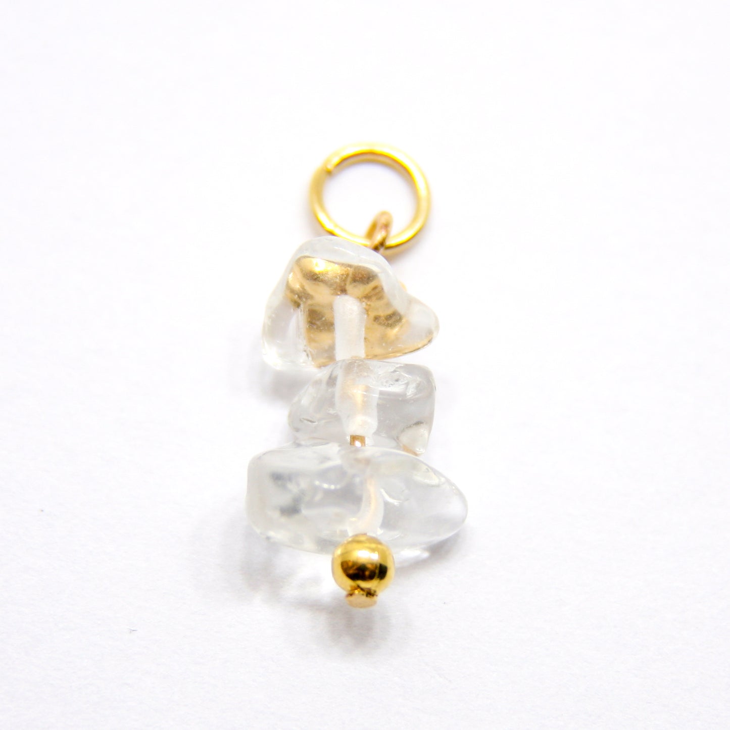 Bedel, 3 Chips, Goud en Transparant, 18 mm