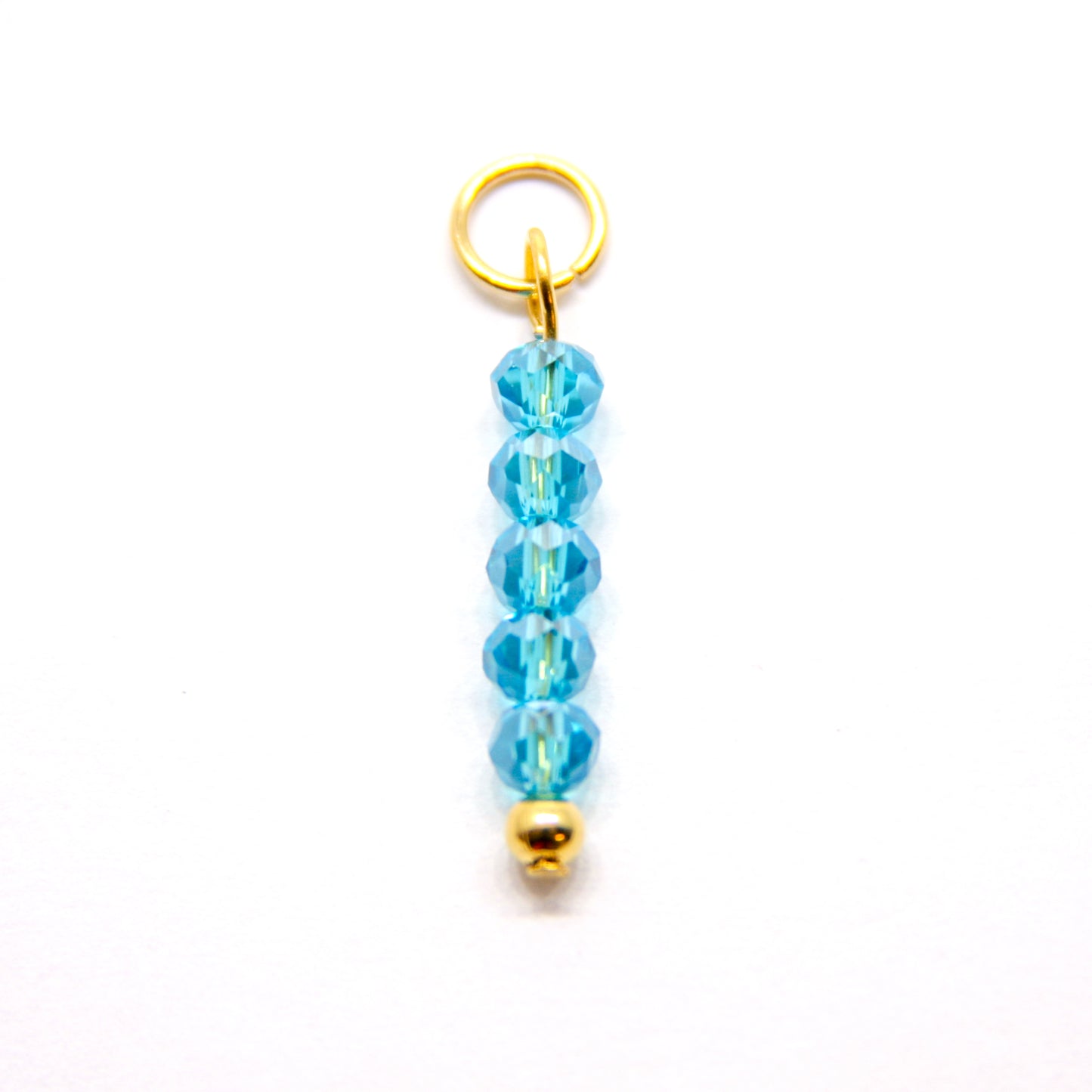 Bedel, 5 Discus, Goud en Aqua, 20 mm