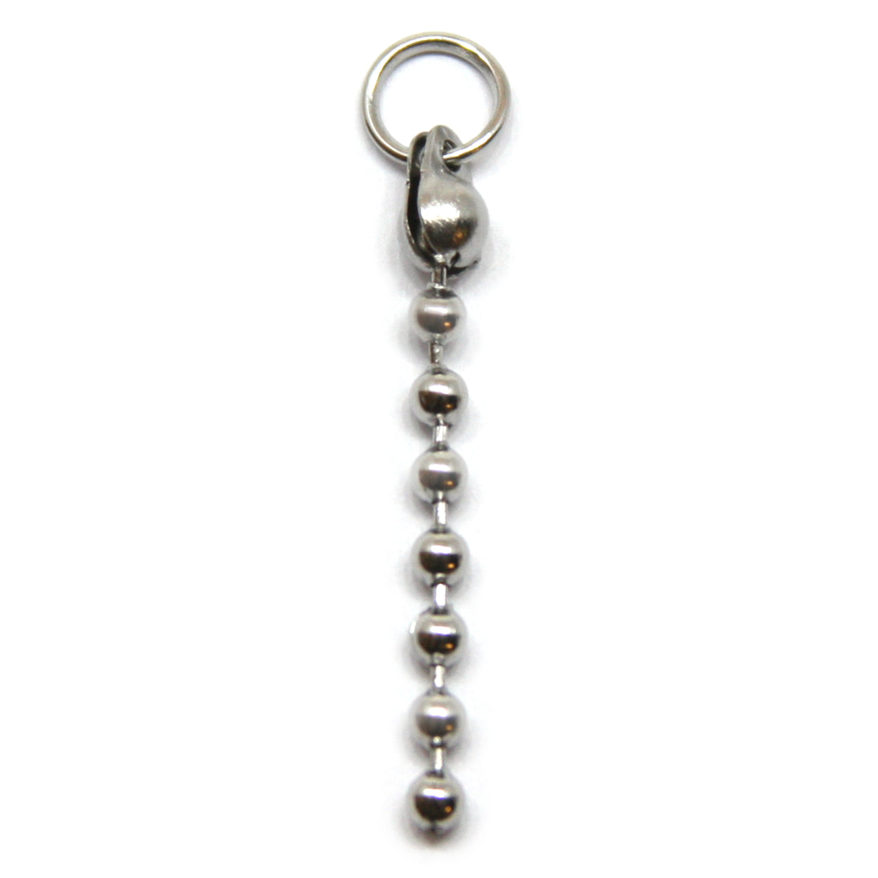 Bedel, mini ball chain, Zilver, 31 mm