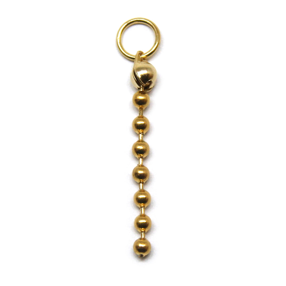 Bedel, mini ball chain, Goud, 31 mm