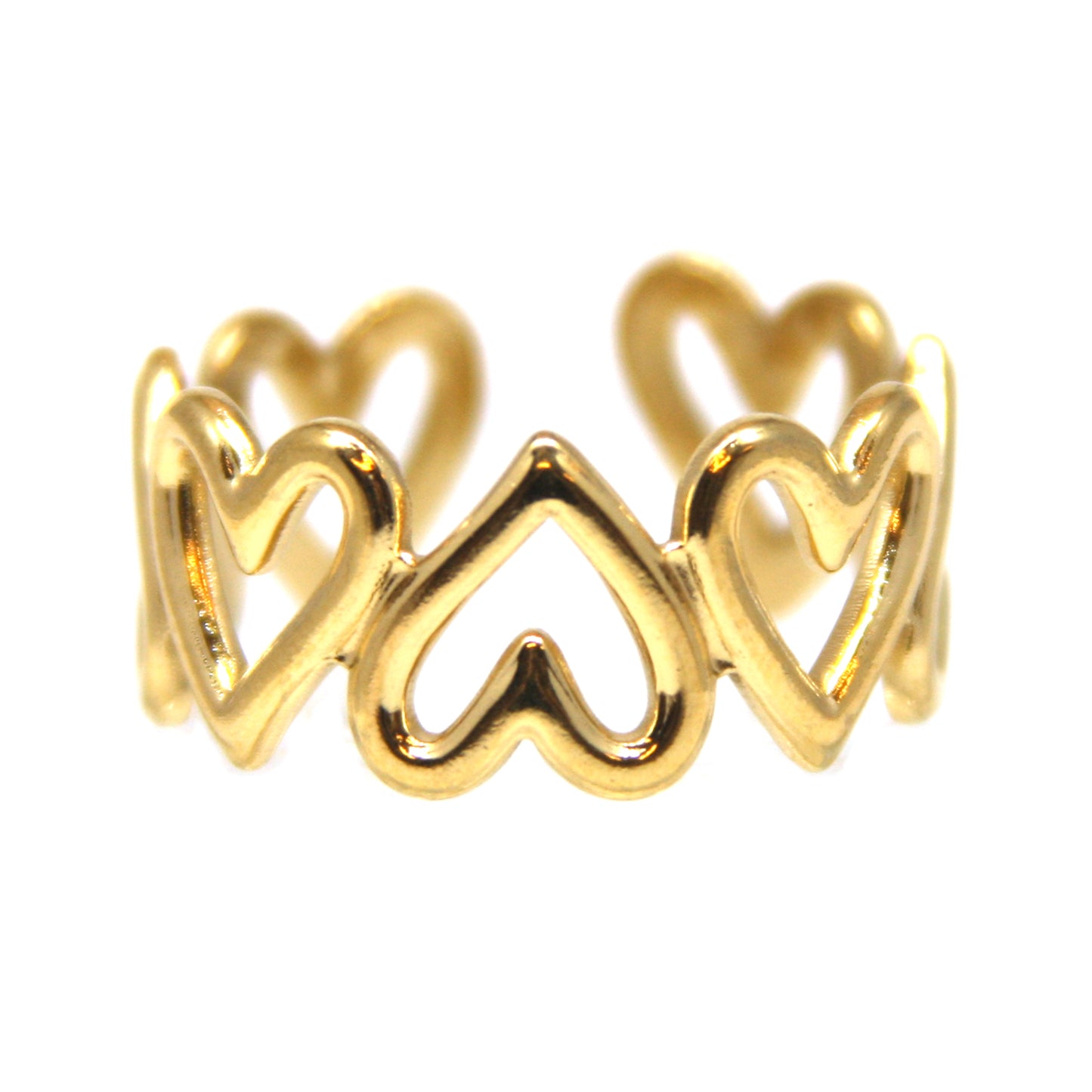 Ring, Hartjes, opengewerkt