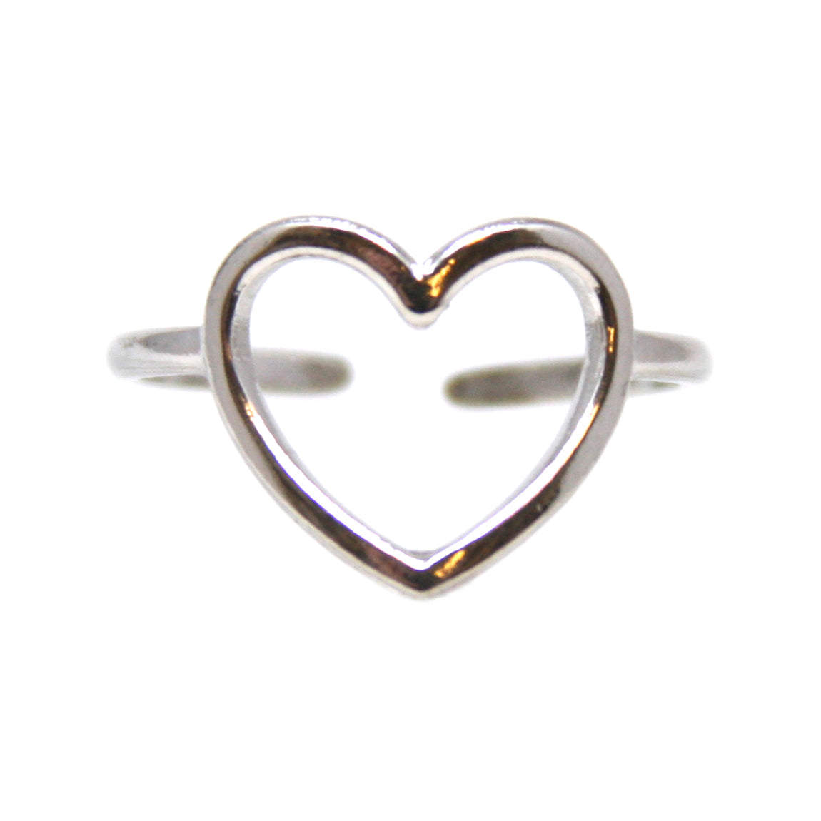 Ring, Hart, groot, opengewerkt