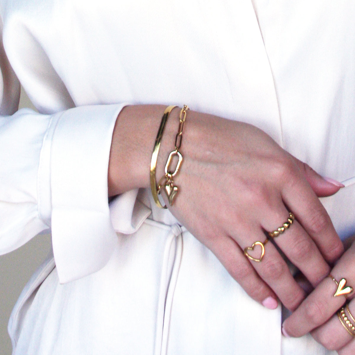 Armbandenset, Goud, So Chic