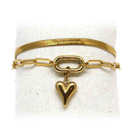 Armbandenset, Goud, So Chic