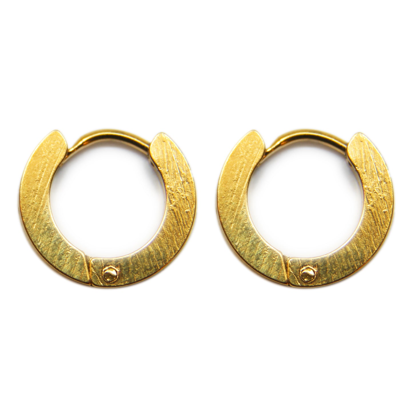 Oorbellen, Rond, Hoops, 14 x 13 mm