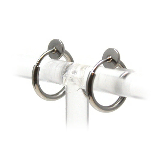 Oorbellen, Rond, Clip XS, 11 x 1.5 mm