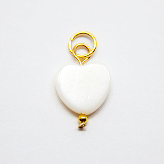 Bedel, Hart, Goud en Wit, 14 mm