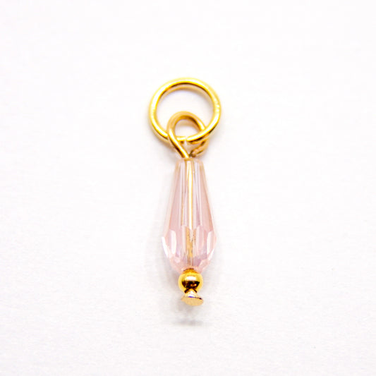 Bedel, Druppel, Goud en Roze, 12 mm