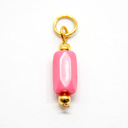 Bedel, Staafje, Goud en Donkerroze, 16 mm