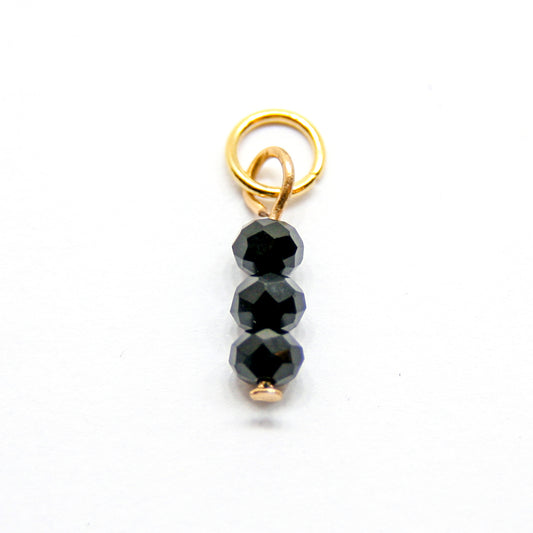 Bedel, 3 Discus, Goud en Zwart, 11 mm