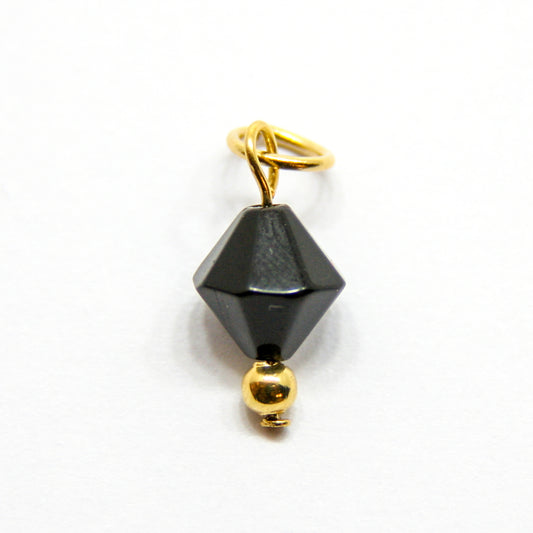 Bedel, Ruit, Goud en Zwart, 11 mm