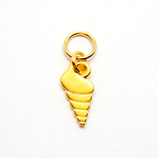 Bedel, Schelp, Goud, 12 mm