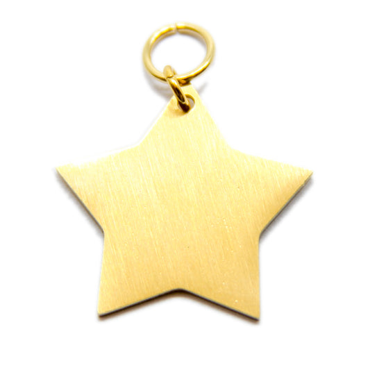 Bedel, Ster, Goud, 20 mm