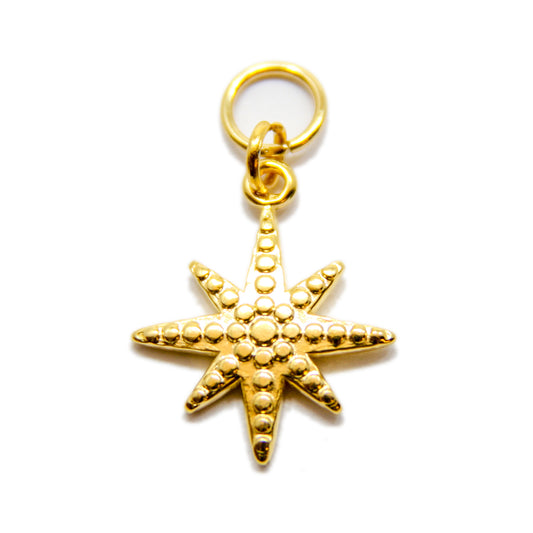 Bedel, Ster, Goud, 17 mm