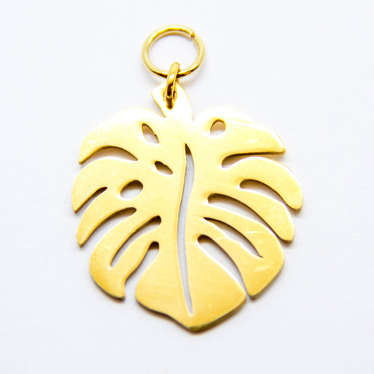 Bedel, Blad, Goud, 24 mm