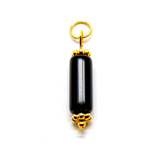 Bedel, Buis, Goud en Zwart, 20 mm