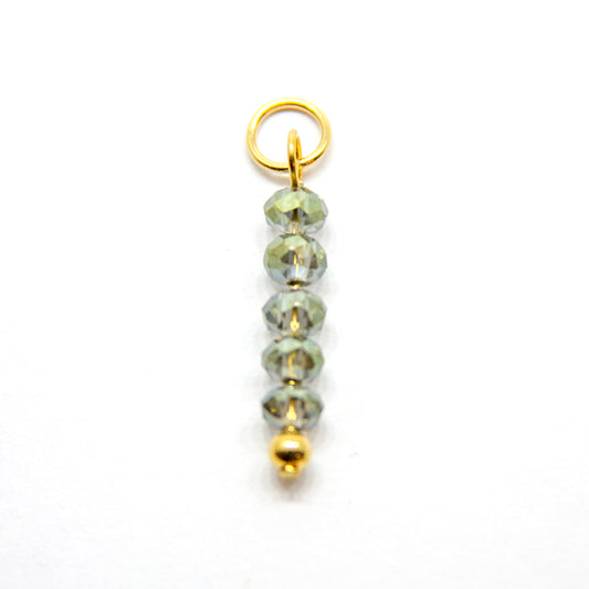 Bedel, 5 Discus, Goud en Lichtgroen, 20 mm