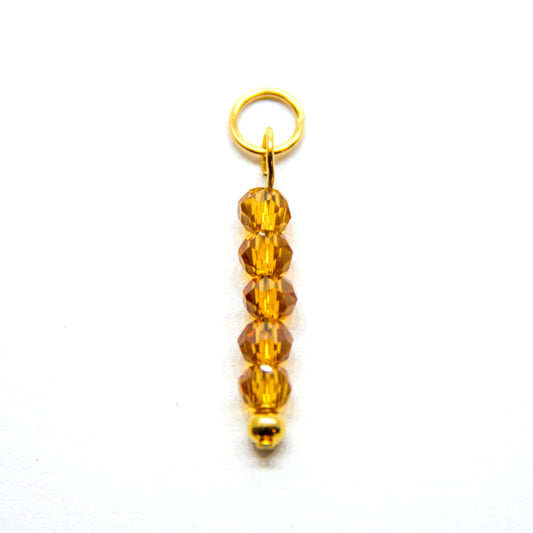 Bedel, 5 Discus, Goud en Oranje, 20 mm