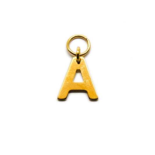 Bedel, Letter A, Goud, 11 mm