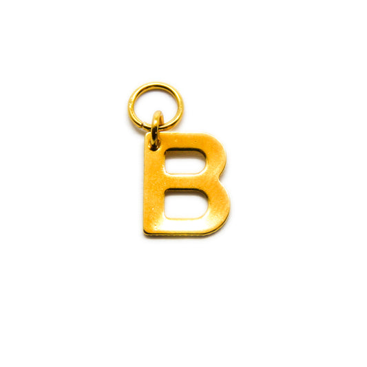 Bedel, Letter B, Goud, 11 mm