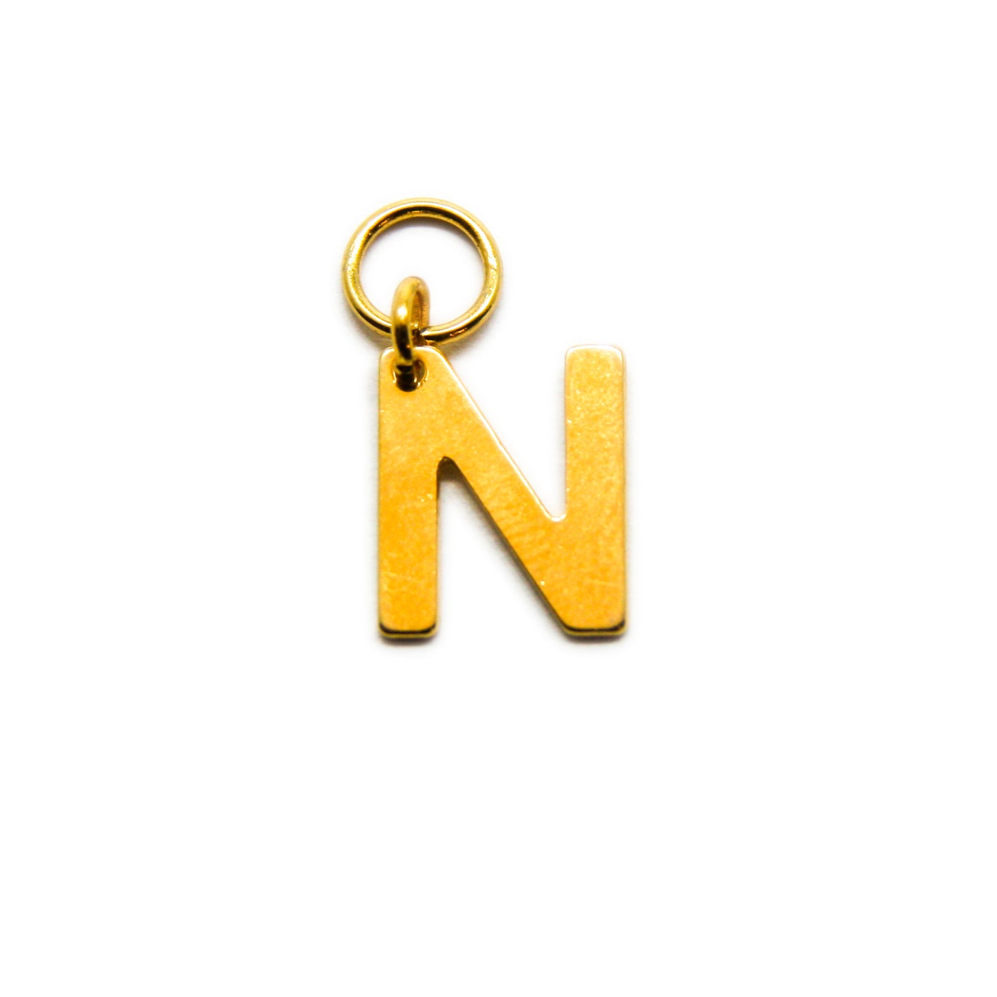 Bedel, Letter N, Goud, 11 mm