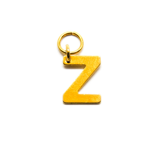 Bedel, Letter Z, Goud, 11 mm