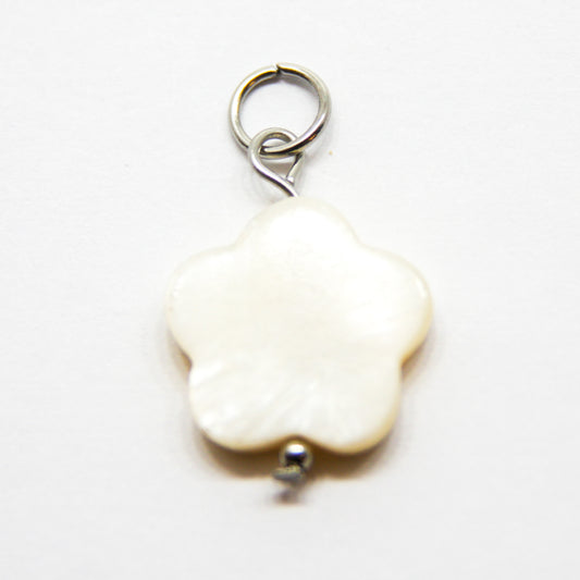 Bedel, Bloem, Zilver en Wit, 16 mm