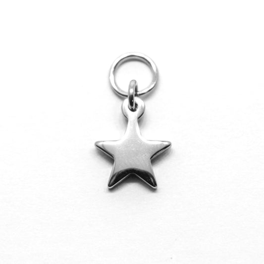 Bedel, Ster, Zilver, 11 mm