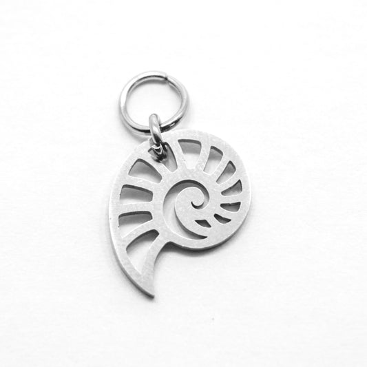 Bedel, Schelp, Zilver, 14 mm