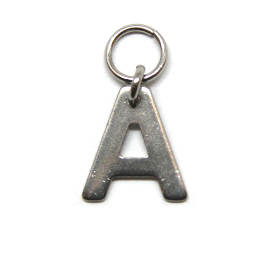 Bedel, Letter A, Zilver, 11 mm