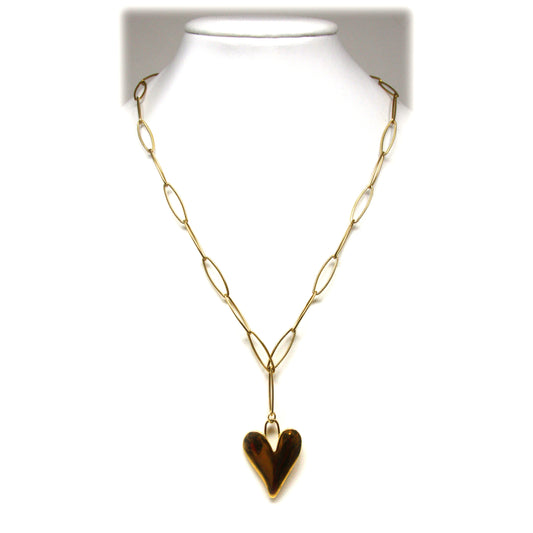 Paperclip ketting So Chic Gold